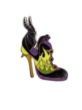 Disney Maleficent Villain Shoe Trading Pin Sleeping Beauty Aurora Brooch Badge